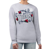 Detroit Tigers G-III 4Her by Carl Banks Women's Retro Roses Fleece Pullover Sweatshirt - MLB