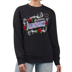 Arizona Diamondbacks G-III 4Her by Carl Banks Women's Retro Roses Fleece Pullover Sweatshirt - MLB