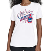 Chicago Cubs Starter Women's Drive-In T-Shirt - MLB