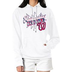 Washington Nationals Starter Women's Drive-In Pullover Hoodie - MLB