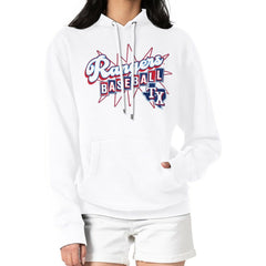Texas Rangers Starter Women's Drive-In Pullover Hoodie - MLB
