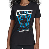 Miami Marlins Starter Women's Poster Print T-Shirt - MLB