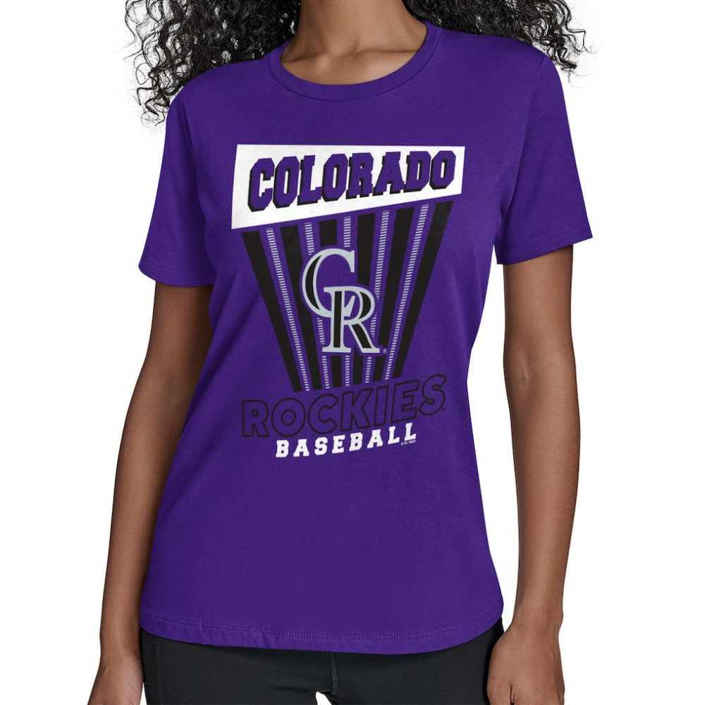 Colorado Rockies Starter Women's Poster Print T-Shirt - MLB