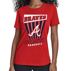 Atlanta Braves Starter Women's Poster Print T-Shirt - MLB