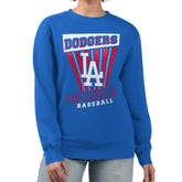 Los Angeles Dodgers Starter Women's Poster Print Pullover Sweatshirt - MLB