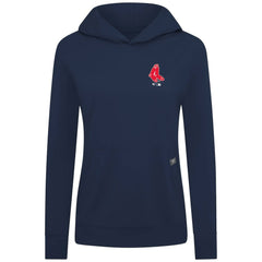 Boston Red Sox Levelwear Women's Cooperstown Collection Relay Core Logo Pullover Hoodie - MLB