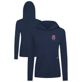 Atlanta Braves Levelwear Women's Cooperstown Collection Relay Core Logo Pullover Hoodie - MLB