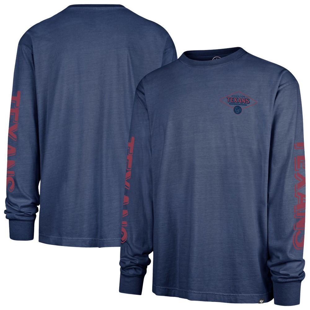Houston Texans '47 Cairn Ravine Foundation Long Sleeve T-Shirt Navy | 47 brand