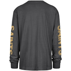 New Orleans Saints '47 Cairn Ravine Foundation Long Sleeve T-Shirt Black | 47 brand