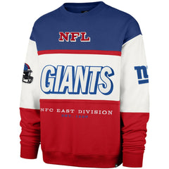 New York Giants '47 Breeze Maximalist Sweatshirt Royal/Red | 47 brand