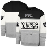Las Vegas Raiders '47 Breeze Maximalist Sweatshirt Black/Gray | 47 brand