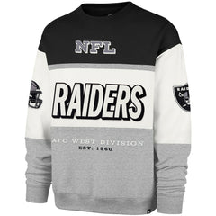 Las Vegas Raiders '47 Breeze Maximalist Sweatshirt Black/Gray | 47 brand