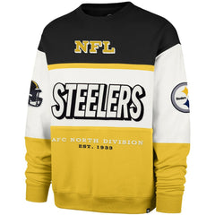 Pittsburgh Steelers '47 Breeze Maximalist Sweatshirt Black/Gold | 47 brand
