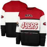 San Francisco 49ers '47 Breeze Maximalist Sweatshirt Scarlet/Black | 47 brand