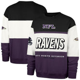 Baltimore Ravens '47 Breeze Maximalist Sweatshirt Black/Purple | 47 brand