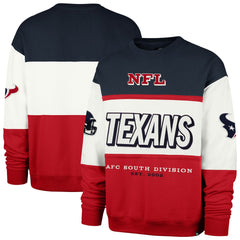 Houston Texans '47 Breeze Maximalist Sweatshirt Navy/Red | 47 brand