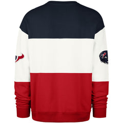Houston Texans '47 Breeze Maximalist Sweatshirt Navy/Red | 47 brand