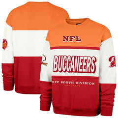Tampa Bay Buccaneers '47 Throwback Breeze Maximalist Sweatshirt Orange/Red | 47 brand