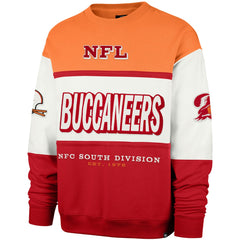 Tampa Bay Buccaneers '47 Throwback Breeze Maximalist Sweatshirt Orange/Red | 47 brand