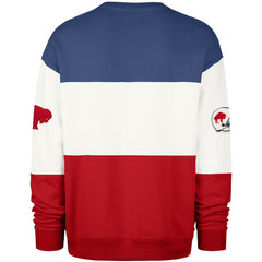 Buffalo Bills '47 Throwback Breeze Maximalist Sweatshirt Royal/Red | 47 brand