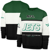 New York Jets '47 Throwback Breeze Maximalist Sweatshirt Kelly Green/Black | 47 brand