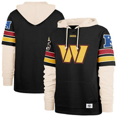 Washington Commanders '47 Split Zone Cornerback Duo Hoodie Black | 47 brand