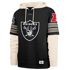 Las Vegas Raiders '47 Split Zone Cornerback Duo Hoodie Black | 47 brand