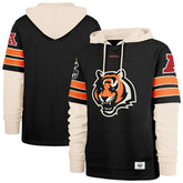 Cincinnati Bengals '47 Split Zone Cornerback Duo Hoodie Black | 47 brand