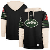 New York Jets '47 Split Zone Cornerback Duo Hoodie Black | 47 brand