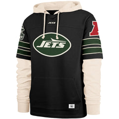 New York Jets '47 Split Zone Cornerback Duo Hoodie Black | 47 brand
