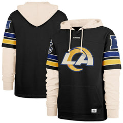 Los Angeles Rams '47 Split Zone Cornerback Duo Hoodie Black | 47 brand