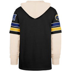 Los Angeles Rams '47 Split Zone Cornerback Duo Hoodie Black | 47 brand