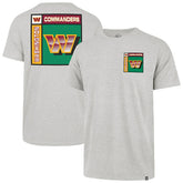 Washington Commanders '47 Chrome Plate Franklin T-Shirt Gray | 47 brand