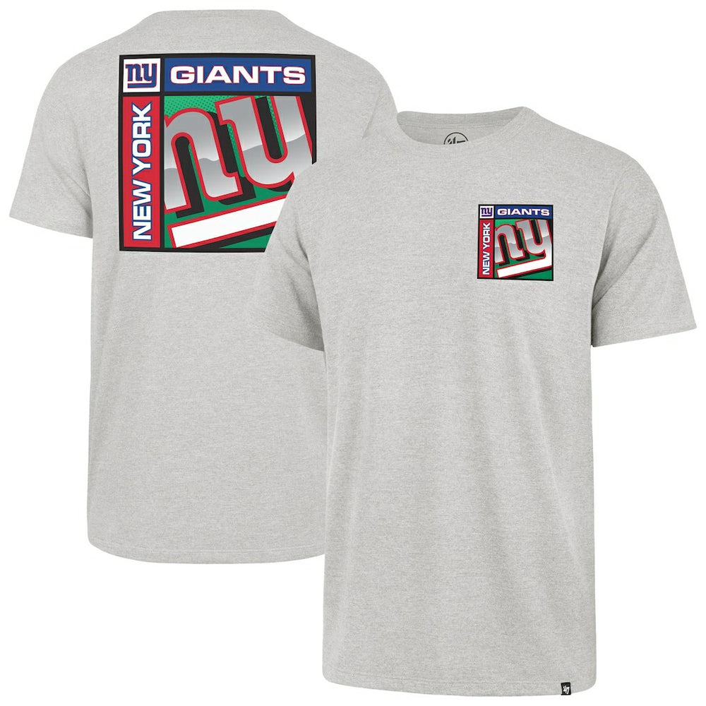 New York Giants '47 Chrome Plate Franklin T-Shirt Gray | 47 brand