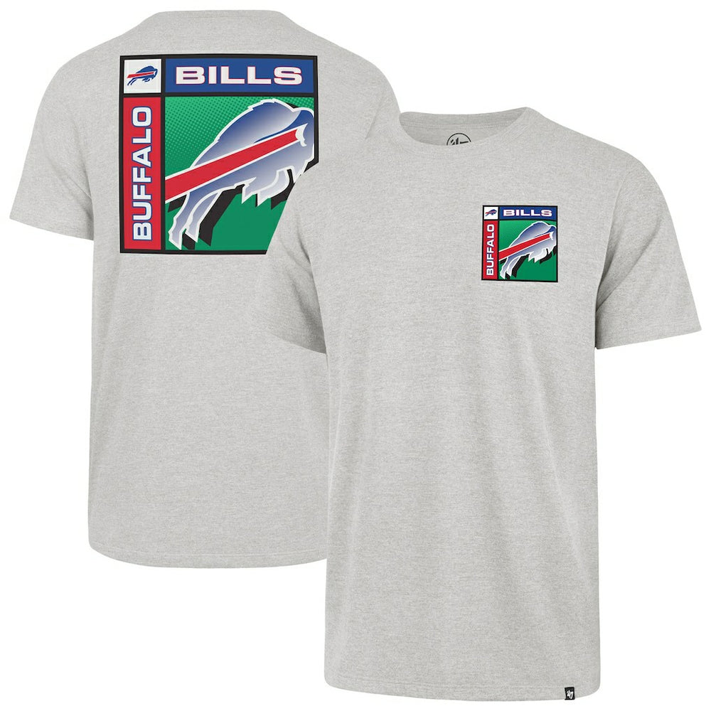 Buffalo Bills '47 Chrome Plate Franklin T-Shirt Gray | 47 brand