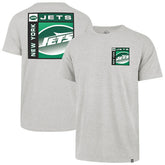 New York Jets '47 Chrome Plate Franklin T-Shirt Gray | 47 brand