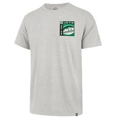 New York Jets '47 Chrome Plate Franklin T-Shirt Gray | 47 brand