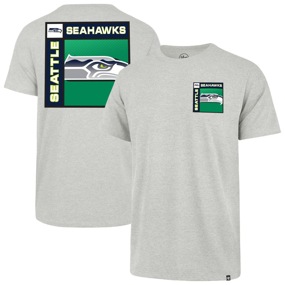 Seattle Seahawks '47 Chrome Plate Franklin T-Shirt Gray | 47 brand
