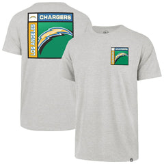 Los Angeles Chargers '47 Chrome Plate Franklin T-Shirt Gray | 47 brand