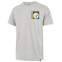 Pittsburgh Steelers '47 Chrome Plate Franklin T-Shirt Gray | 47 brand