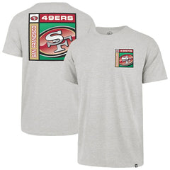 San Francisco 49ers '47 Chrome Plate Franklin T-Shirt Gray | 47 brand