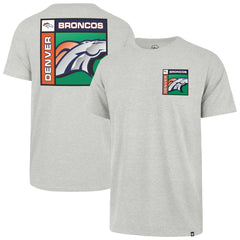 Denver Broncos '47 Chrome Plate Franklin T-Shirt Gray | 47 brand