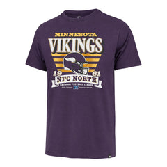 Minnesota Vikings '47 Stripe Splash Franklin T-Shirt Purple | 47 brand