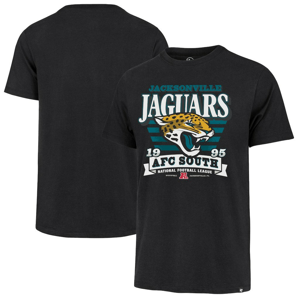 Jacksonville Jaguars '47 Stripe Splash Franklin T-Shirt Black | 47 brand