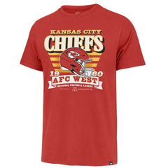 Kansas City Chiefs '47 Stripe Splash Franklin T-Shirt Red | 47 brand