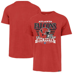 Atlanta Falcons '47 Stripe Splash Franklin Throwback T-Shirt Red | 47 brand