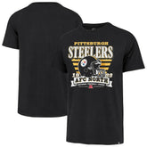 Pittsburgh Steelers '47 Stripe Splash Franklin Throwback T-Shirt Black | 47 brand