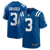 Spencer Shrader Indianapolis Colts Team Game Jersey Royal | Nike for Sale