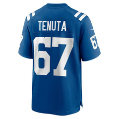 Luke Tenuta Indianapolis Colts Team Game Jersey Royal | Nike for Sale