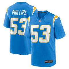 Del'Shawn Phillips Los Angeles Chargers Team Game Jersey Powder Blue | Nike for Sale